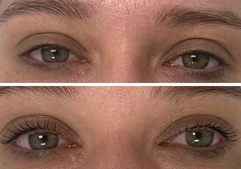 Before & After Lash Lifts Pictures